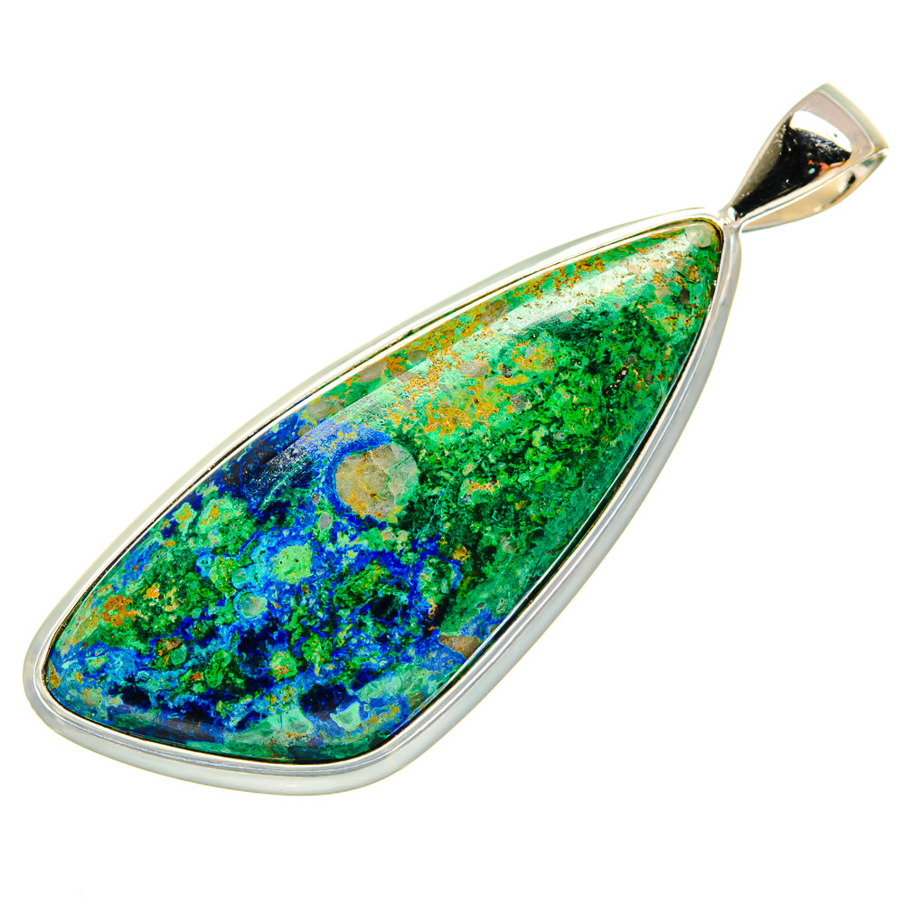 Azurite Malachite Pendants handcrafted by Anasilvercos - PD23385 - Photo 2
