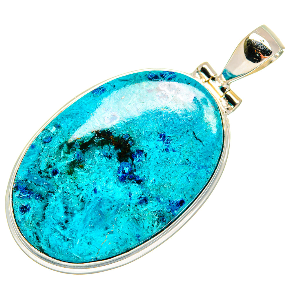 Chrysocolla Pendants handcrafted by Anasilvercos - PD23389 - Photo 2