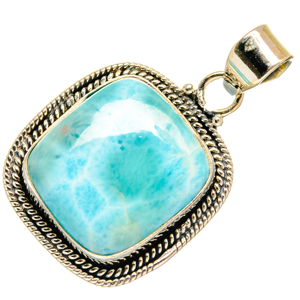 Larimar Pendants handcrafted by Anasilvercos - PD23406 - Photo 2