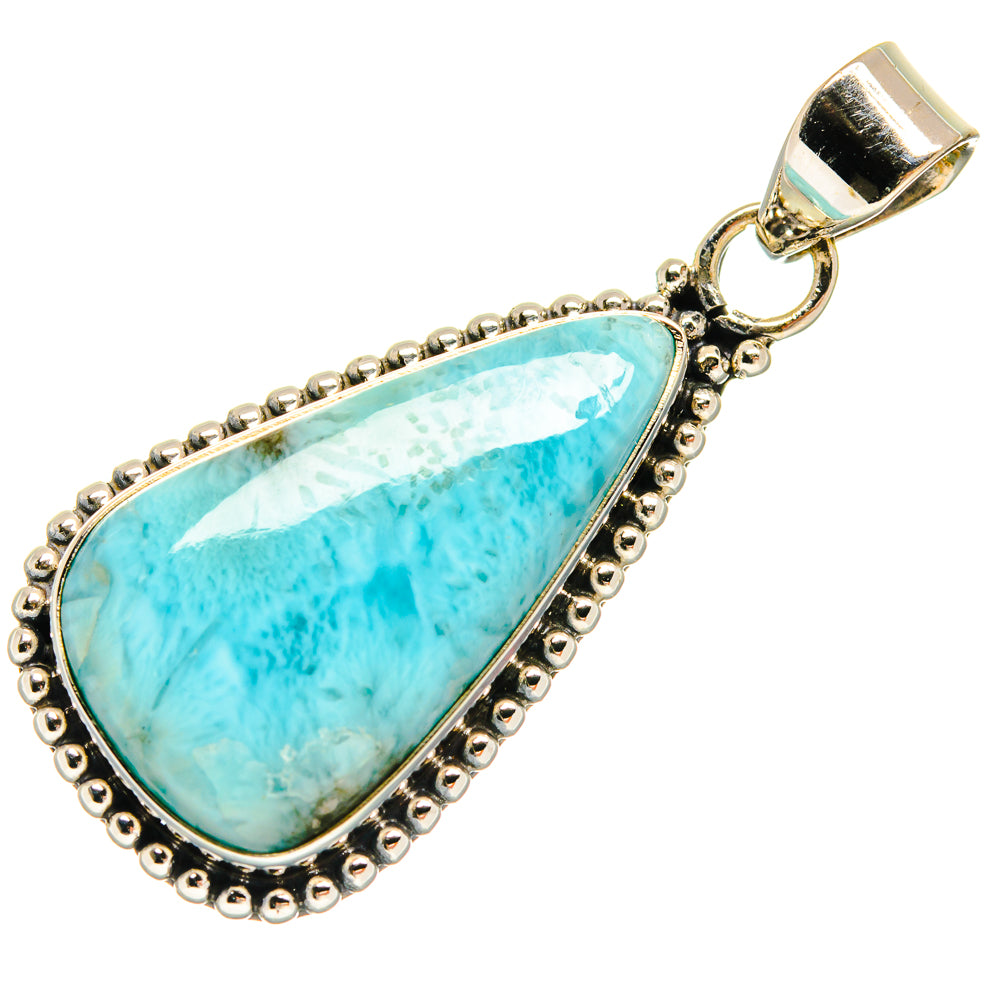 Larimar Pendants handcrafted by Anasilvercos - PD23408 - Photo 2