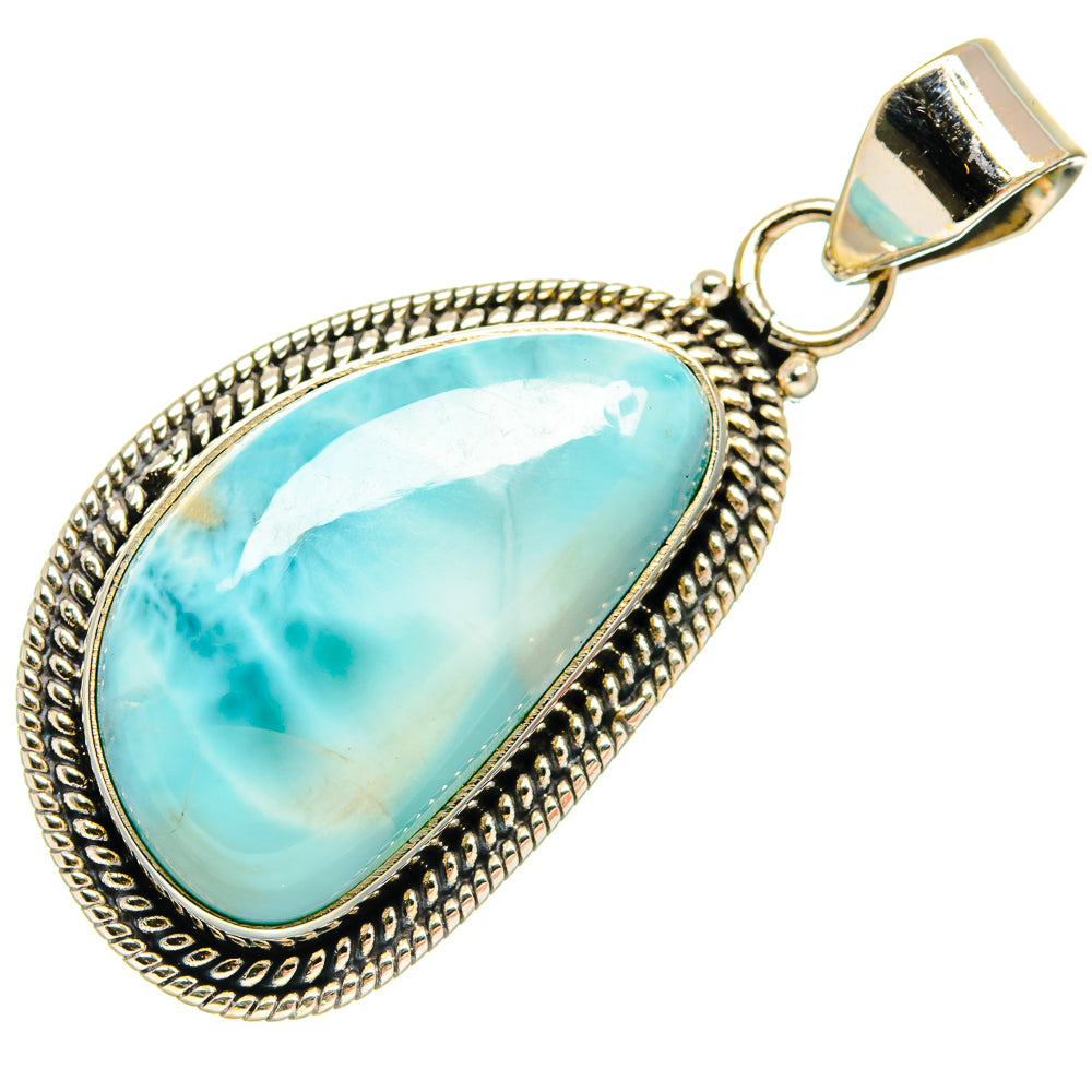 Larimar Pendants handcrafted by Anasilvercos - PD23409 - Photo 2