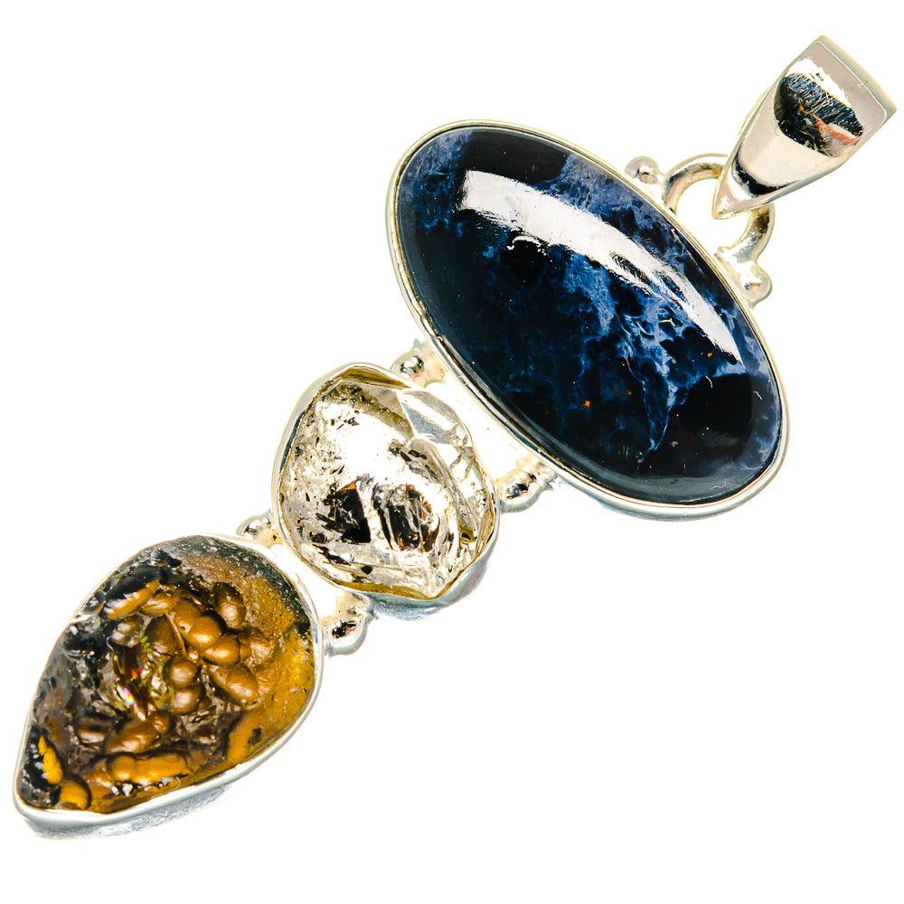 Pietersite Pendants handcrafted by Anasilvercos - PD23419 - Photo 2