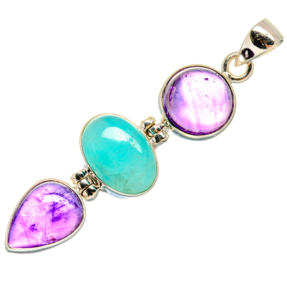 Larimar Pendants handcrafted by Anasilvercos - PD23423 - Photo 2
