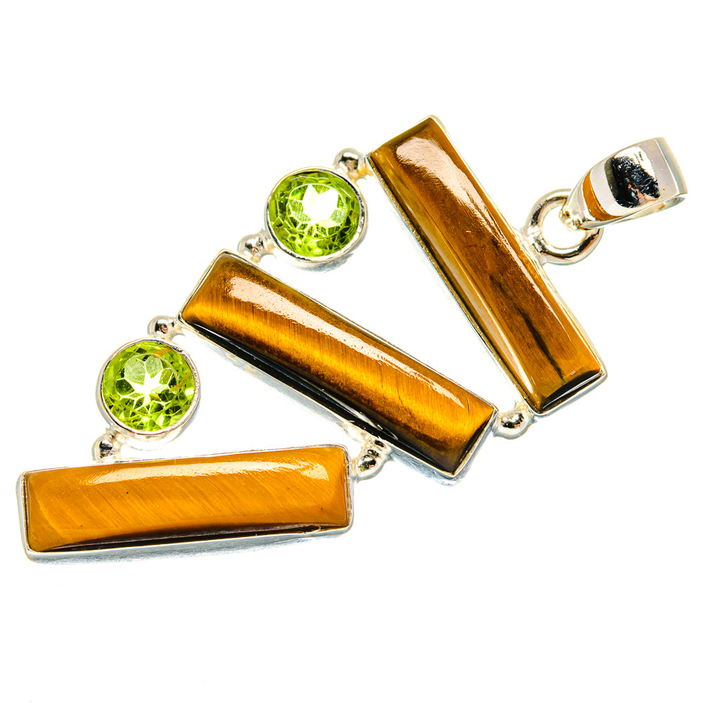Tiger Eye Pendants handcrafted by Anasilvercos - PD23428 - Photo 2