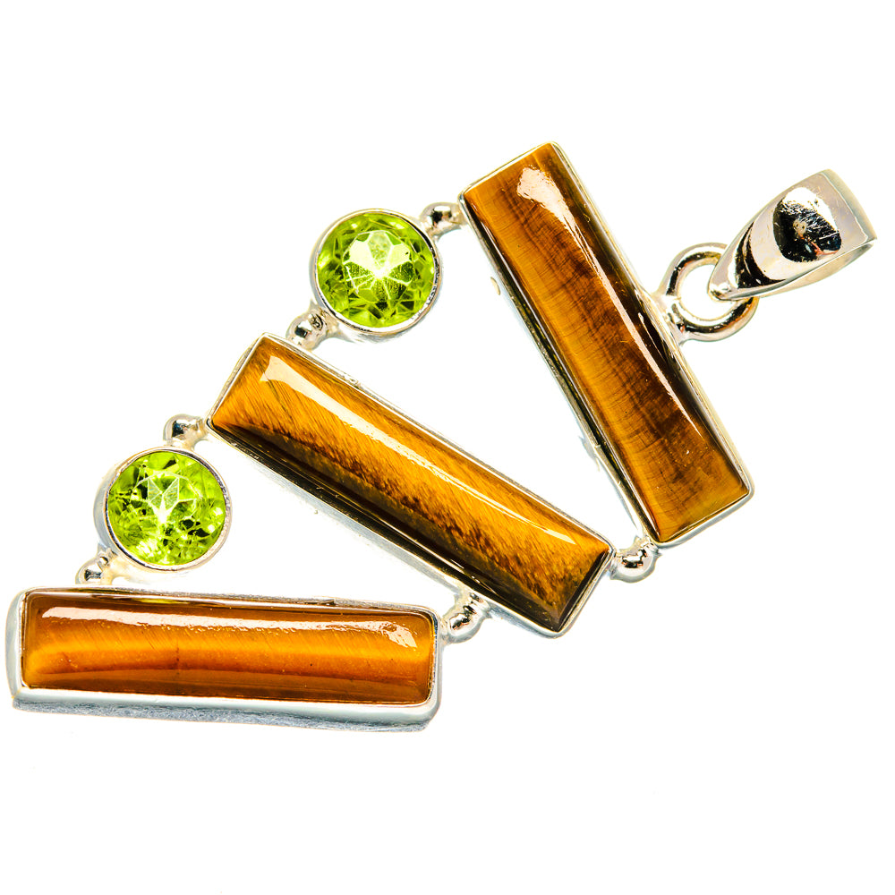 Tiger Eye Pendants handcrafted by Anasilvercos - PD23429 - Photo 2