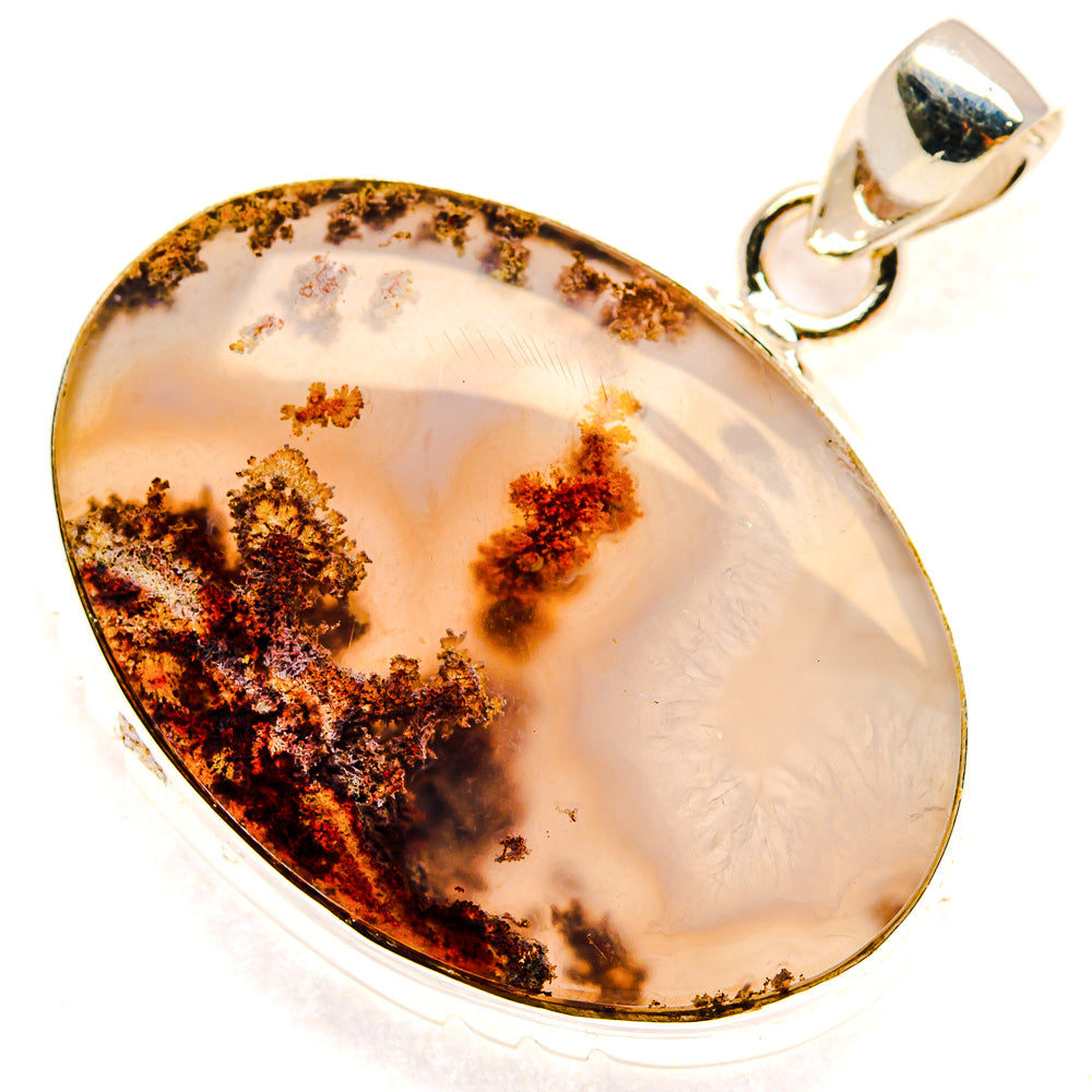 Plume Agate Pendants handcrafted by Anasilvercos - PD23435 - Photo 2