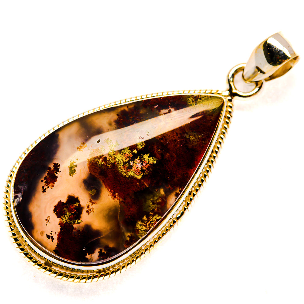Plume Agate Pendants handcrafted by Anasilvercos - PD23438 - Photo 2