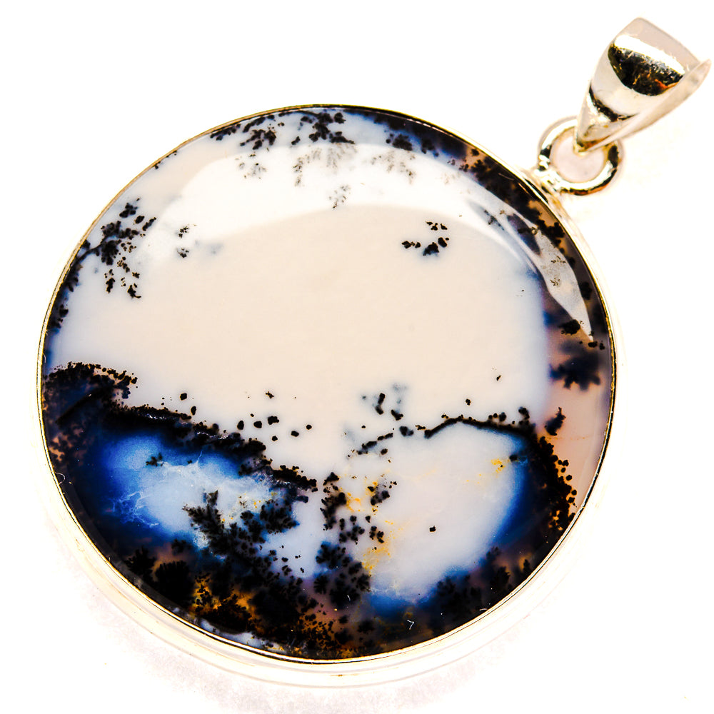 Dendritic Opal Pendants handcrafted by Anasilvercos - PD23447 - Photo 2