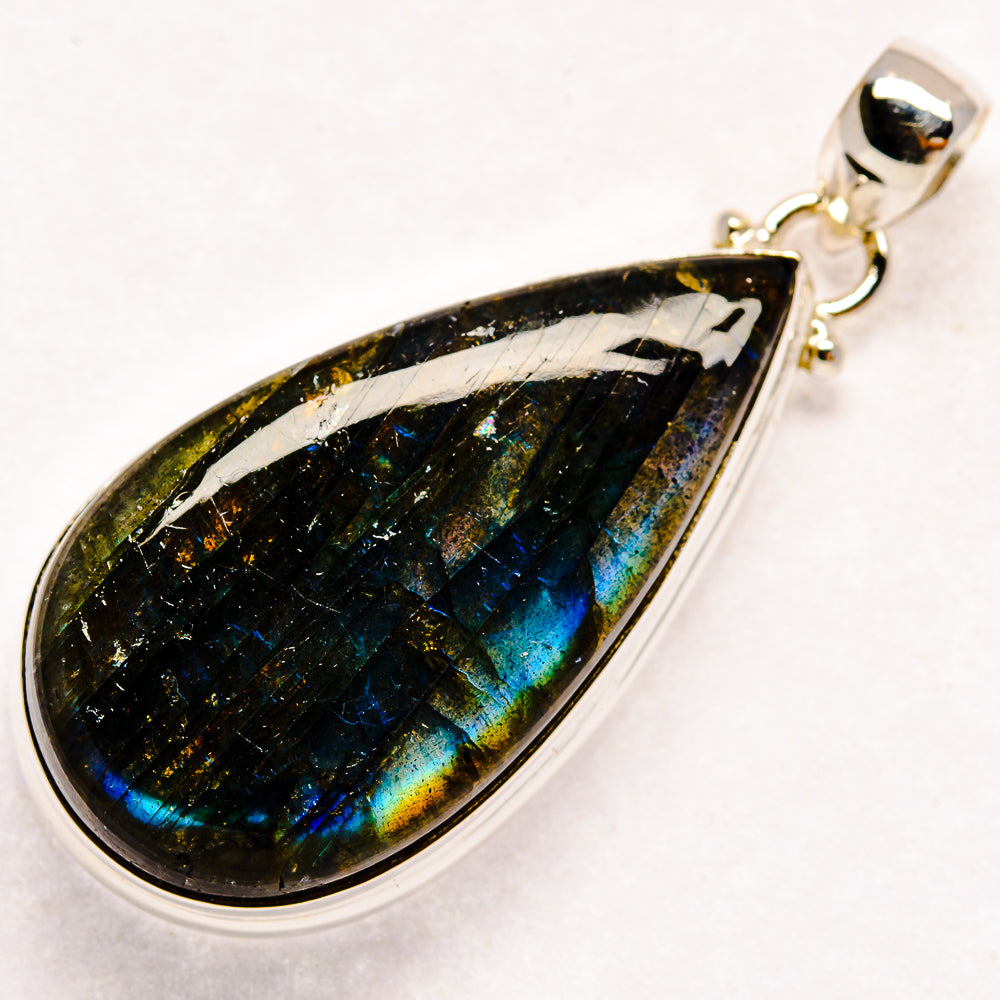 Labradorite Pendants handcrafted by Anasilvercos - PD23450 - Photo 2