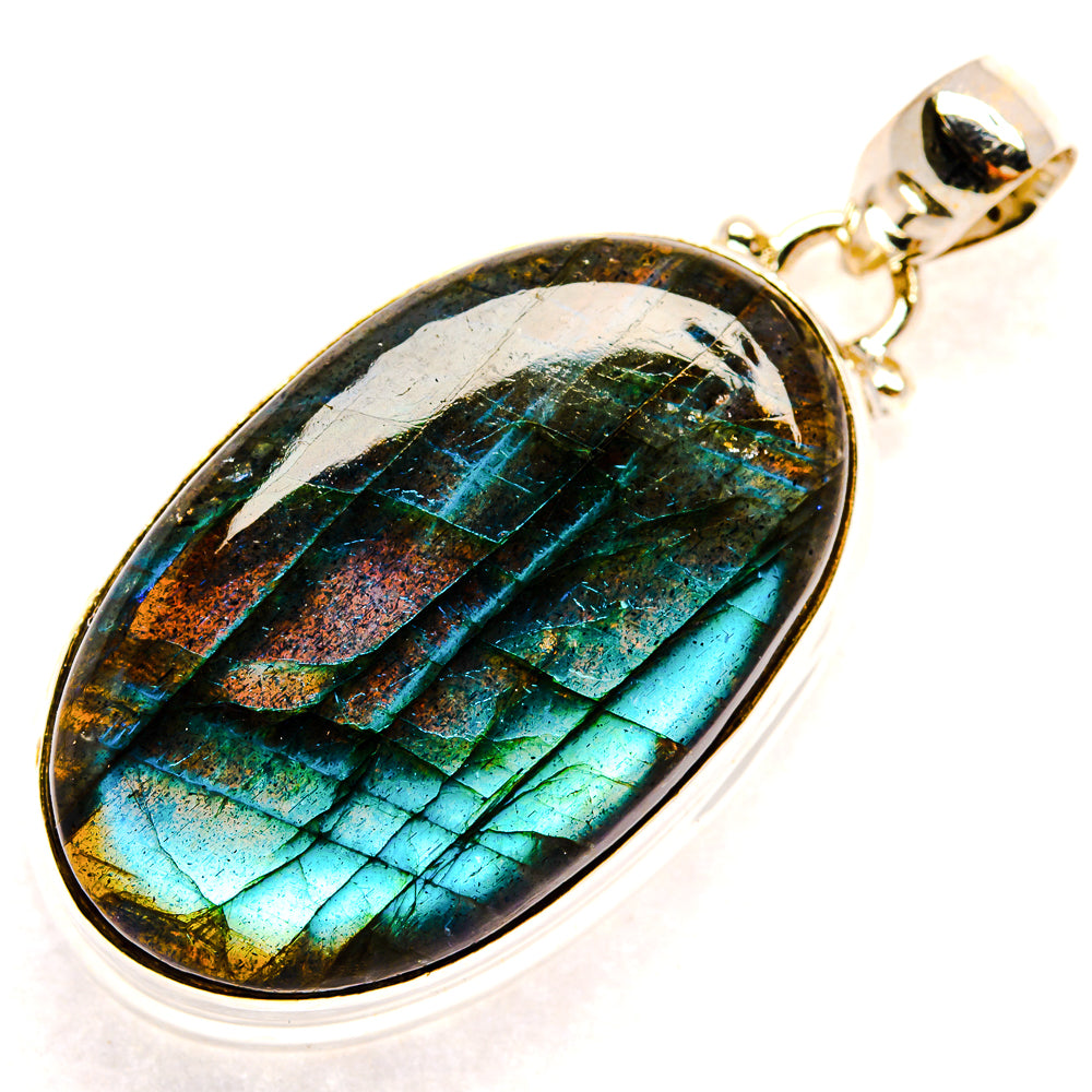 Labradorite Pendants handcrafted by Anasilvercos - PD23452 - Photo 2