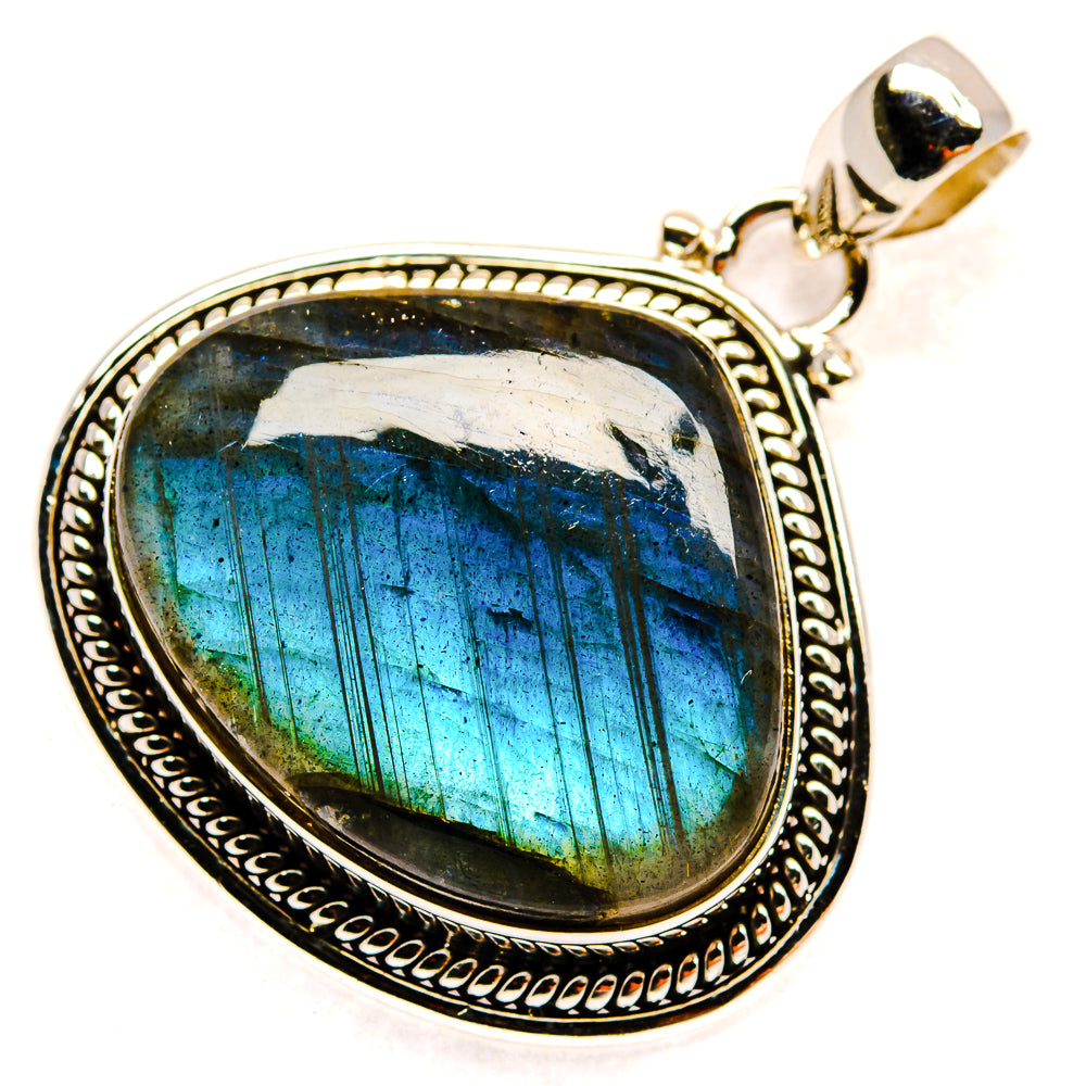 Labradorite Pendants handcrafted by Anasilvercos - PD23454 - Photo 2