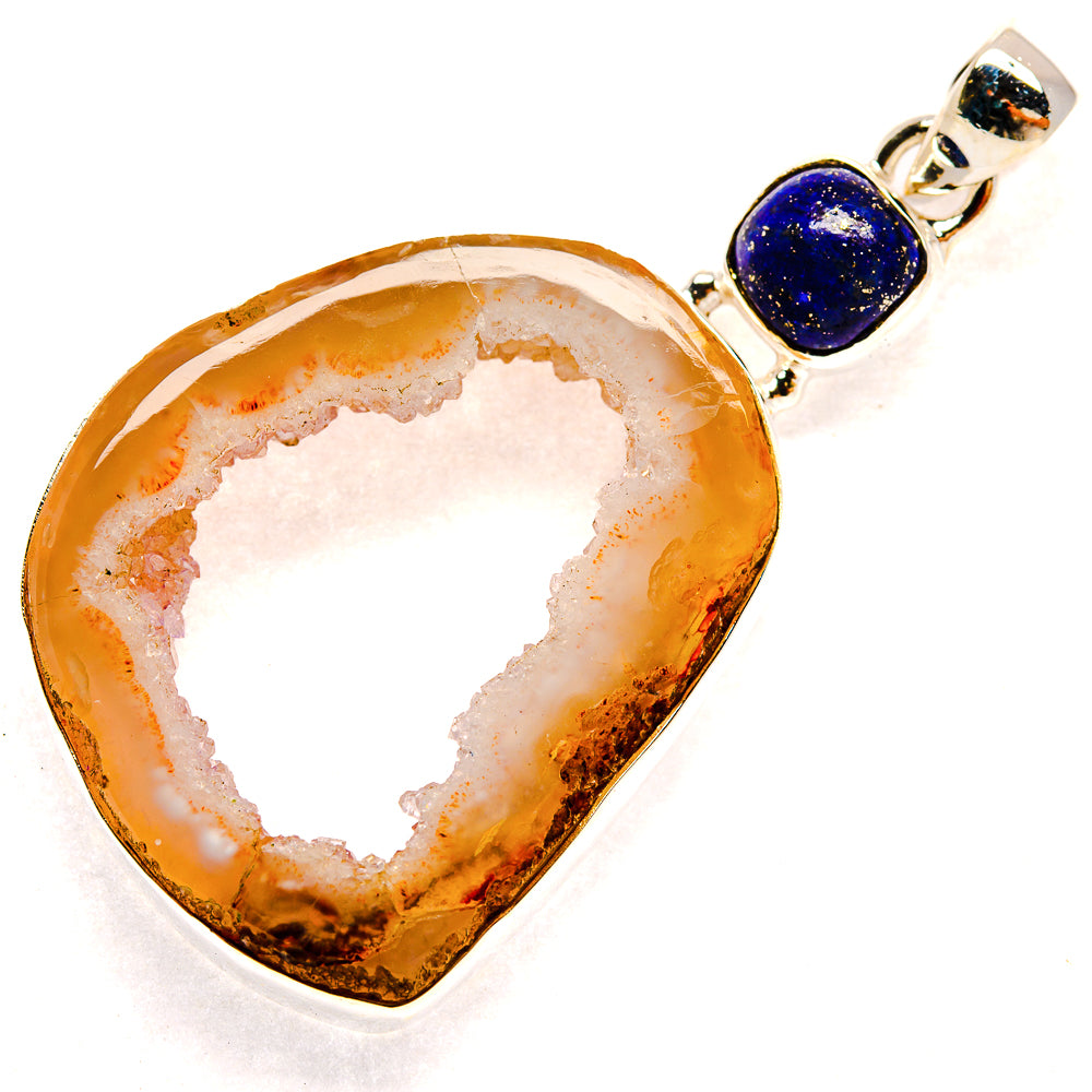 Geode Slice Pendants handcrafted by Anasilvercos - PD23461 - Photo 2