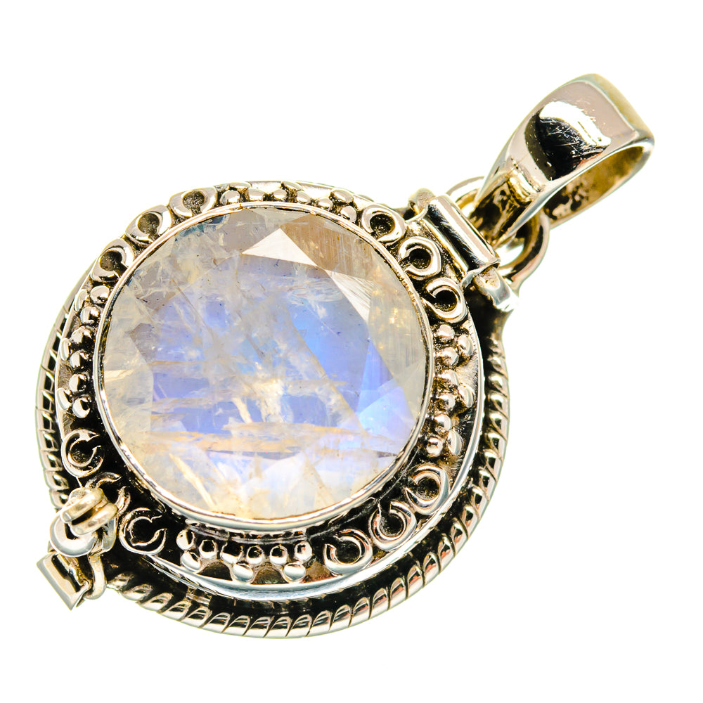 Rainbow Moonstone Pendants handcrafted by Anasilvercos - PD23482 - Photo 2