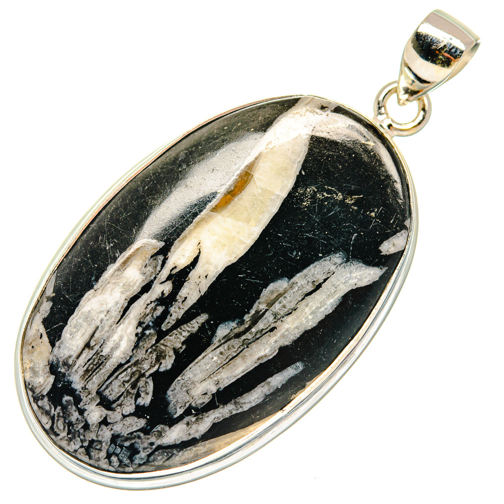 Chrysanthemum Stone Pendants handcrafted by Anasilvercos - PD23497 - Photo 2