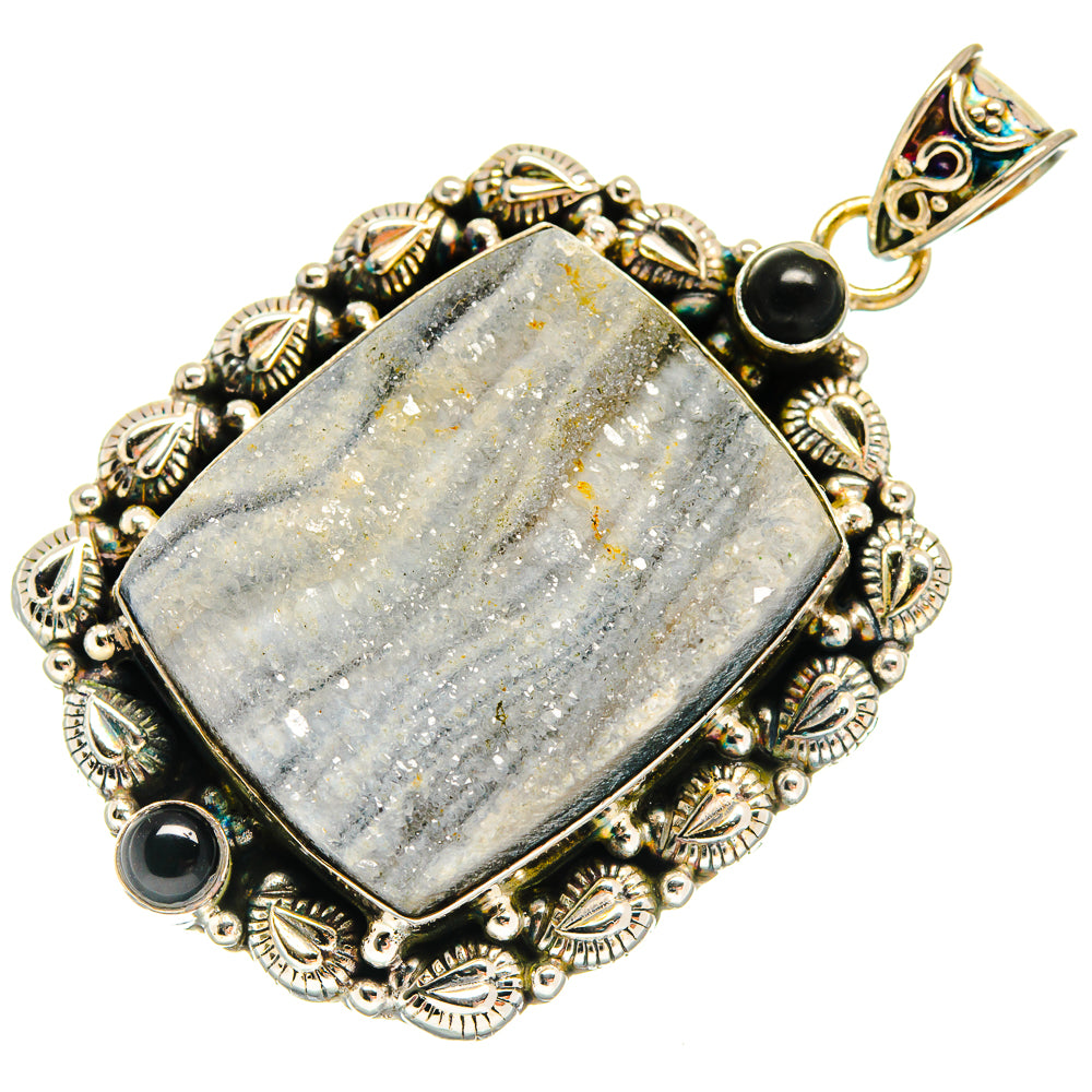 Desert Druzy Pendants handcrafted by Anasilvercos - PD23500 - Photo 2