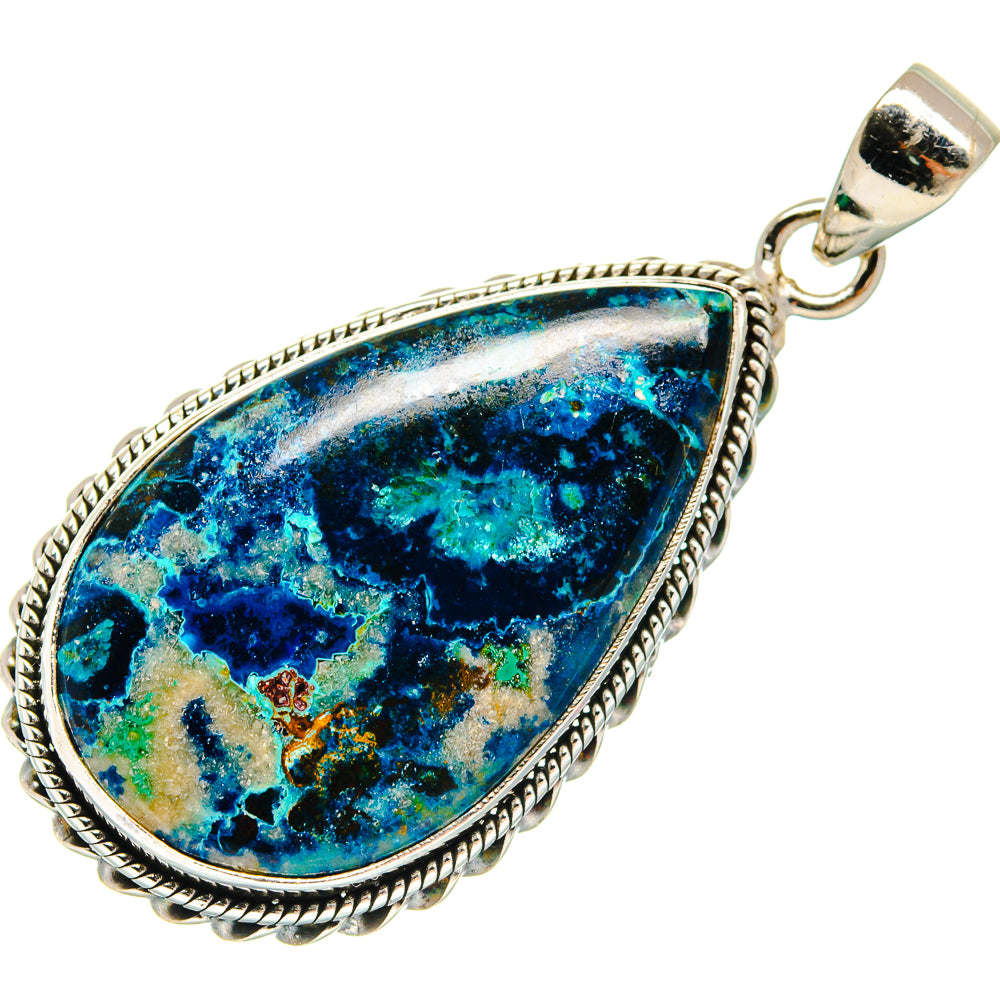 Azurite Pendants handcrafted by Anasilvercos - PD23505 - Photo 2