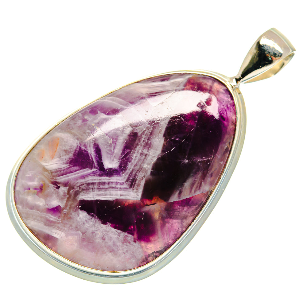 Chevron Amethyst Pendants handcrafted by Anasilvercos - PD23524 - Photo 2