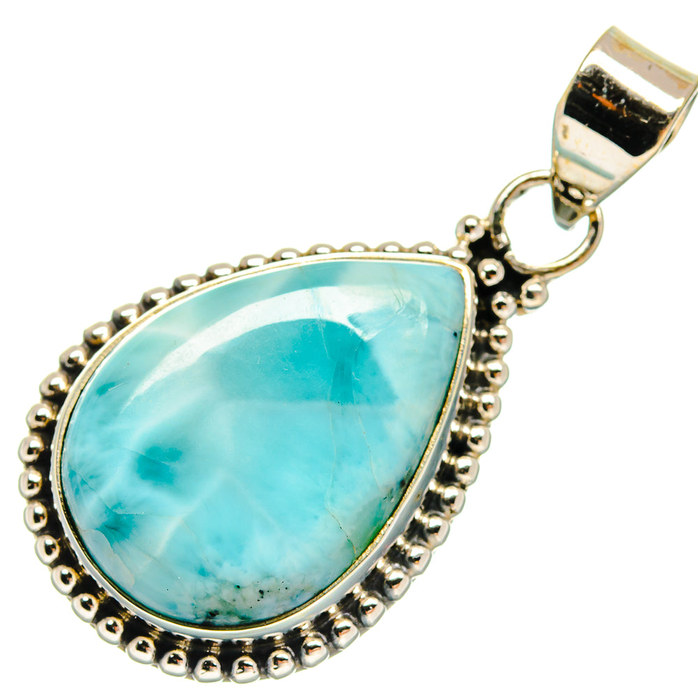 Larimar Pendants handcrafted by Anasilvercos - PD23530 - Photo 2