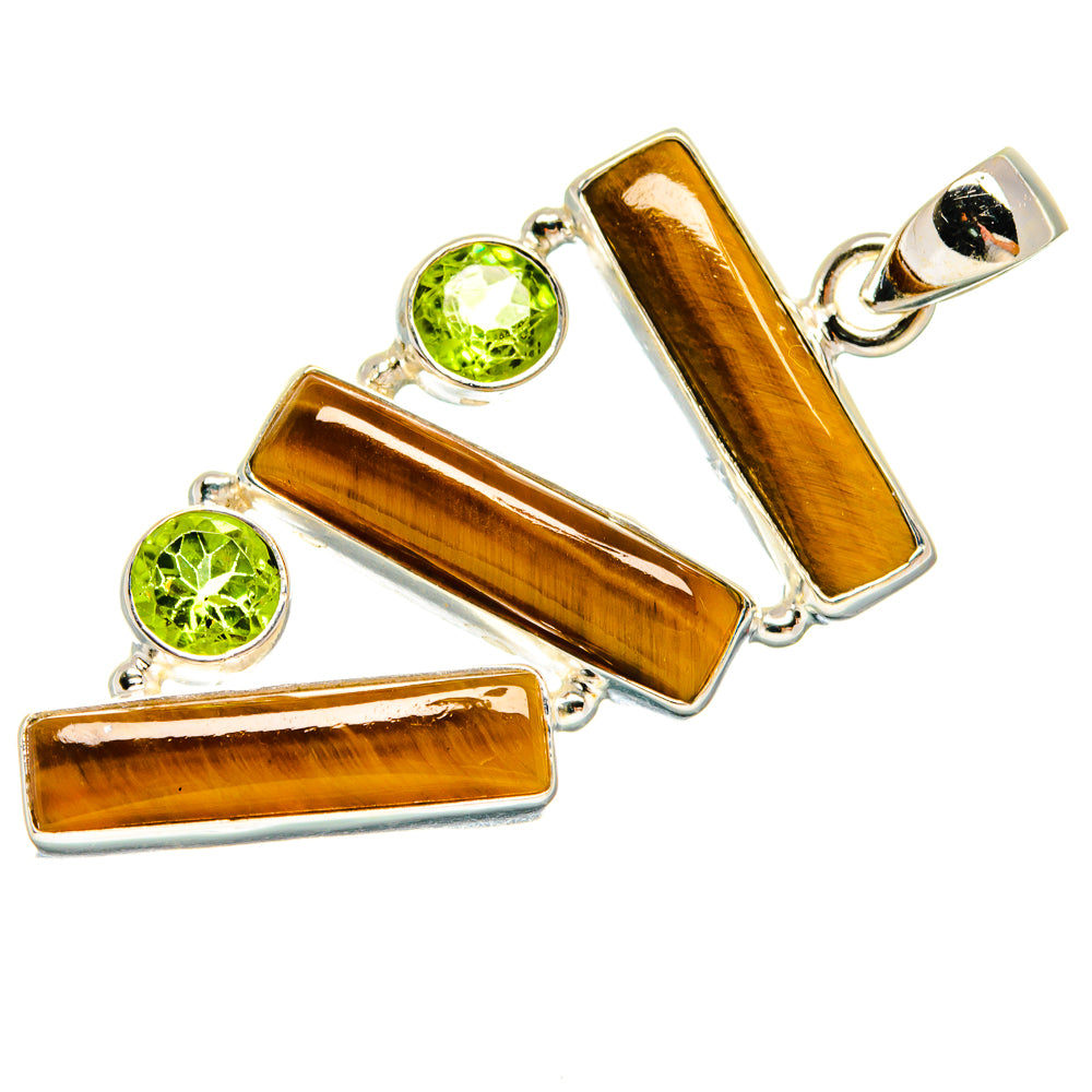 Tiger Eye Pendants handcrafted by Anasilvercos - PD23540 - Photo 2