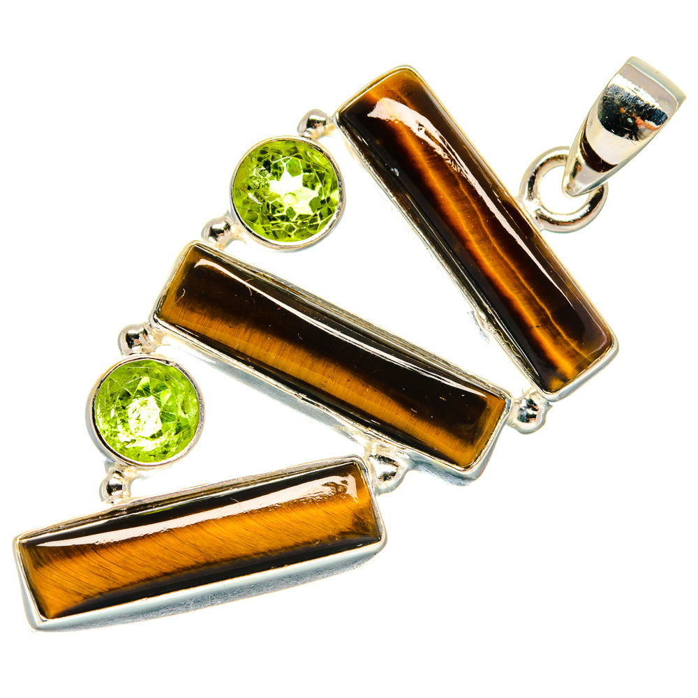 Tiger Eye Pendants handcrafted by Anasilvercos - PD23541 - Photo 2