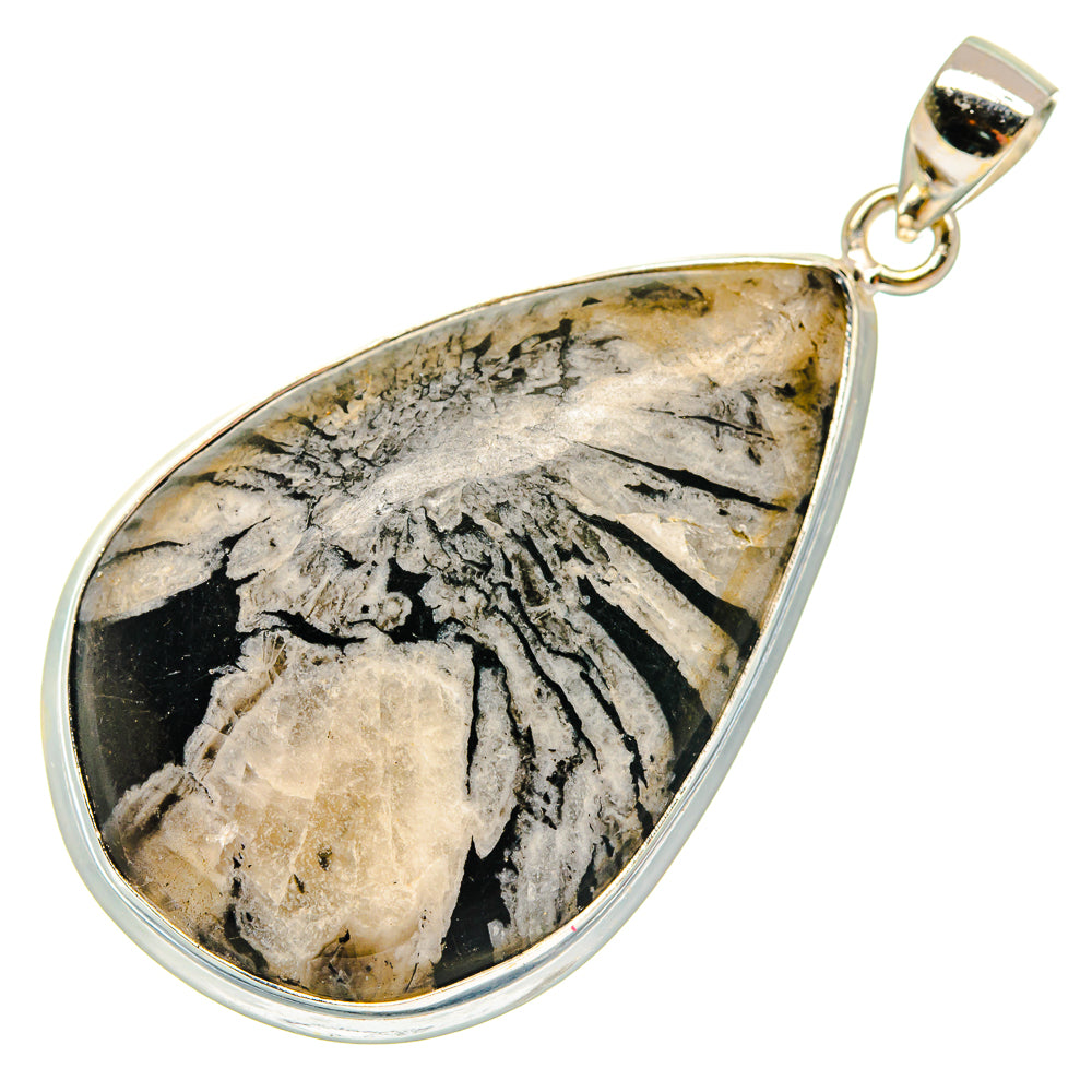 Chrysanthemum Stone Pendants handcrafted by Anasilvercos - PD23544 - Photo 2