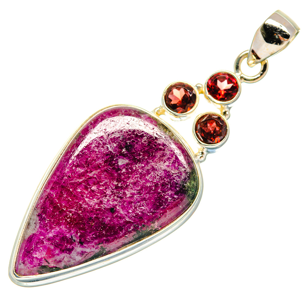 Ruby Zoisite Pendants handcrafted by Anasilvercos - PD23545 - Photo 2