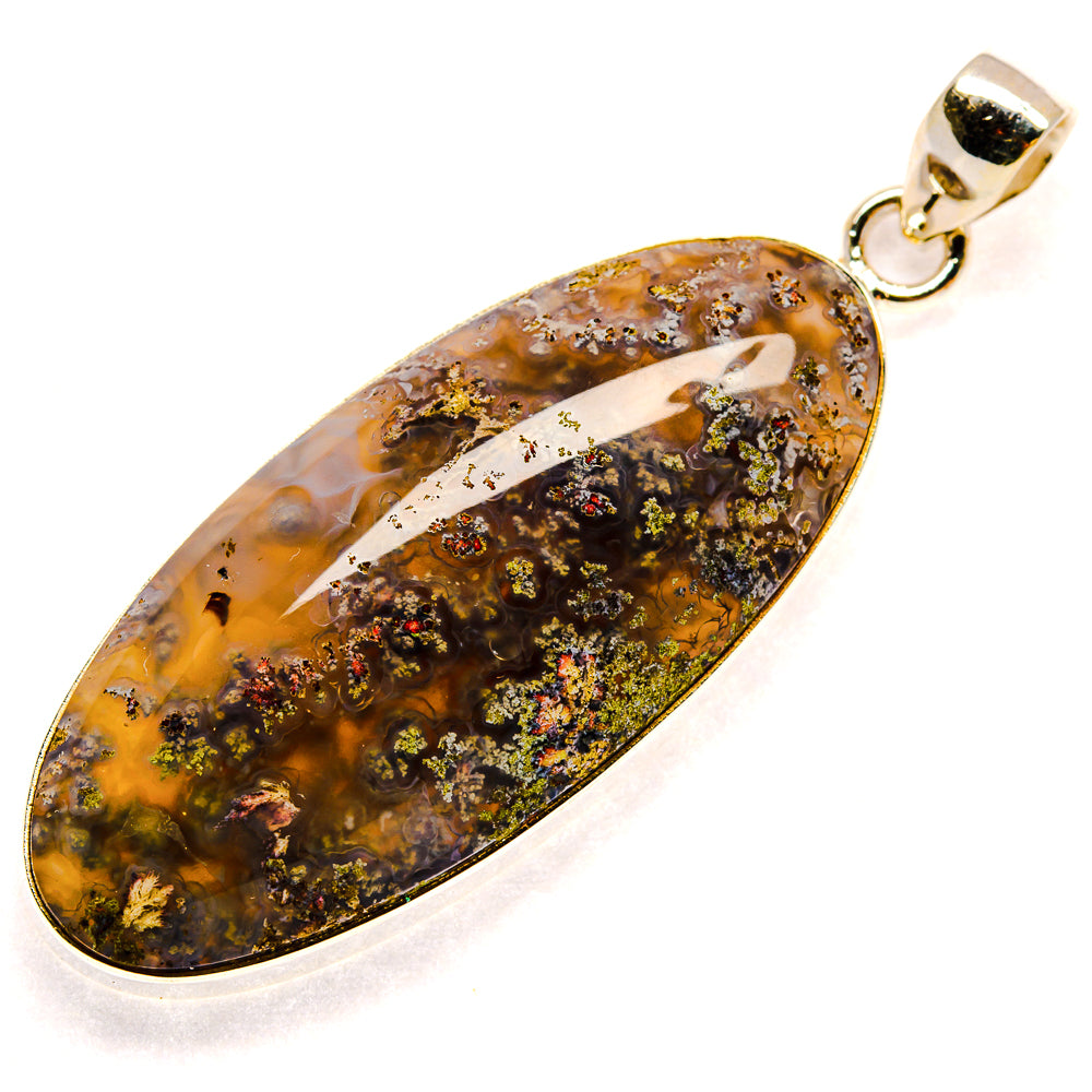 Plume Agate Pendants handcrafted by Anasilvercos - PD23546 - Photo 2