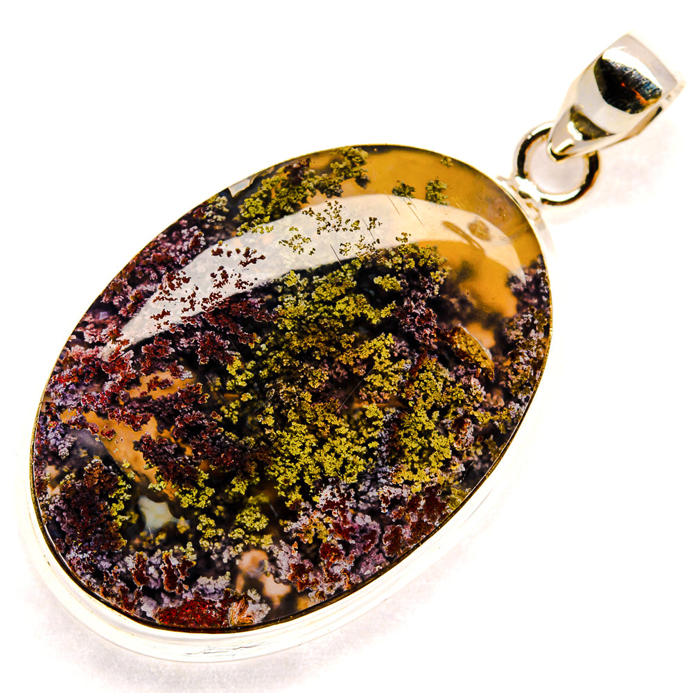 Plume Agate Pendants handcrafted by Anasilvercos - PD23547 - Photo 2