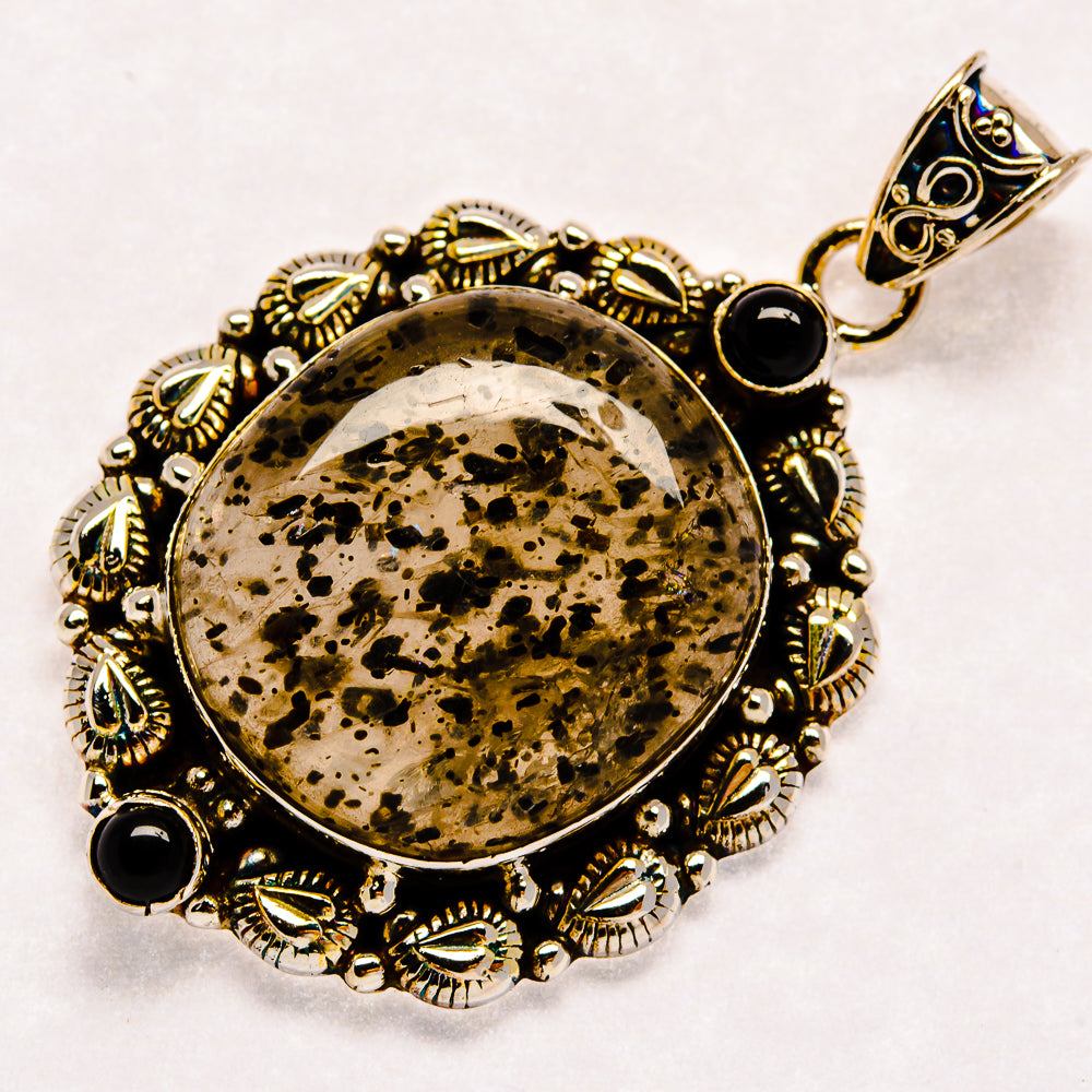 Dendritic Opal Pendants handcrafted by Anasilvercos - PD23548 - Photo 2