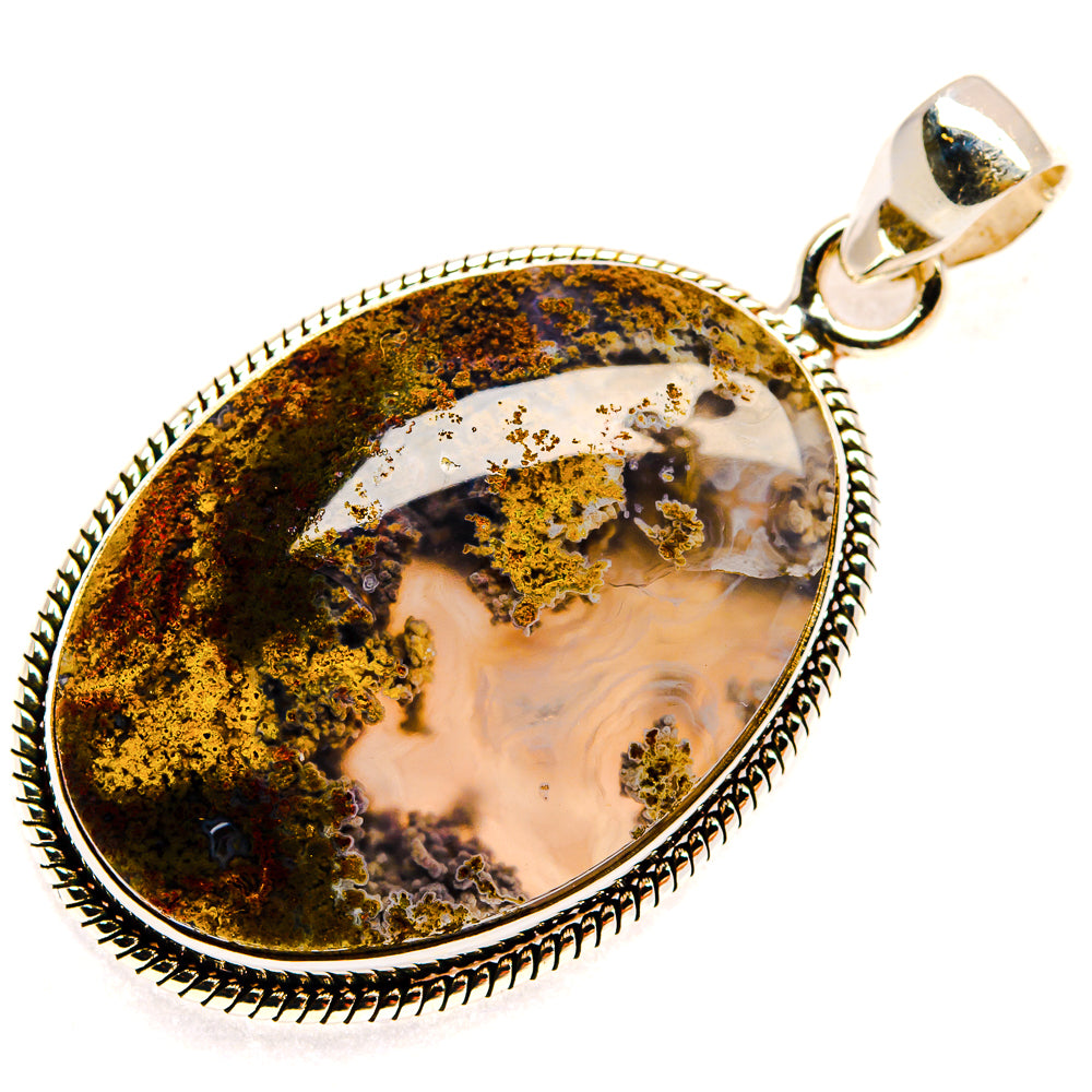 Plume Agate Pendants handcrafted by Anasilvercos - PD23549 - Photo 2