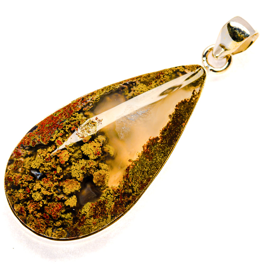 Plume Agate Pendants handcrafted by Anasilvercos - PD23555 - Photo 2