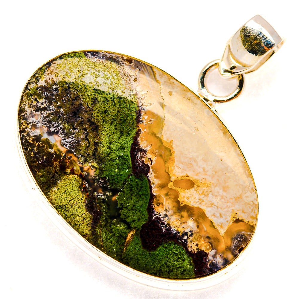 Plume Agate Pendants handcrafted by Anasilvercos - PD23566 - Photo 2