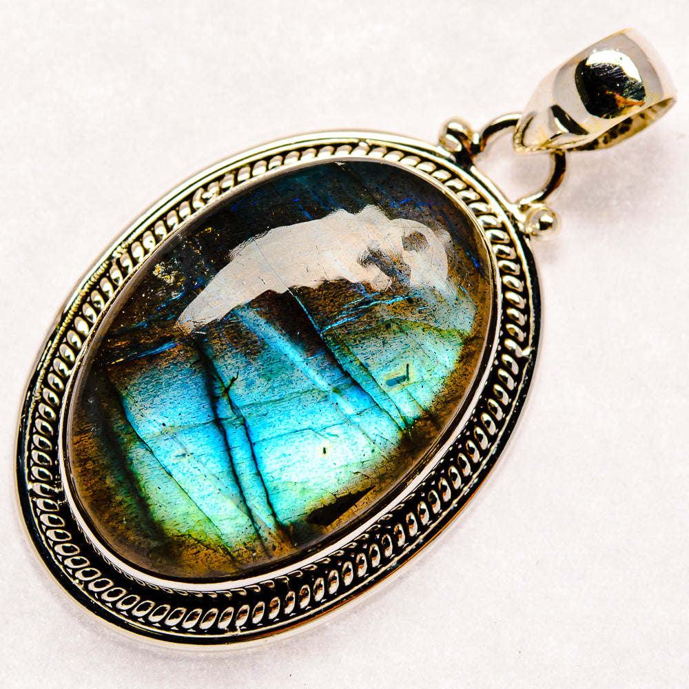Labradorite Pendants handcrafted by Anasilvercos - PD23568 - Photo 2