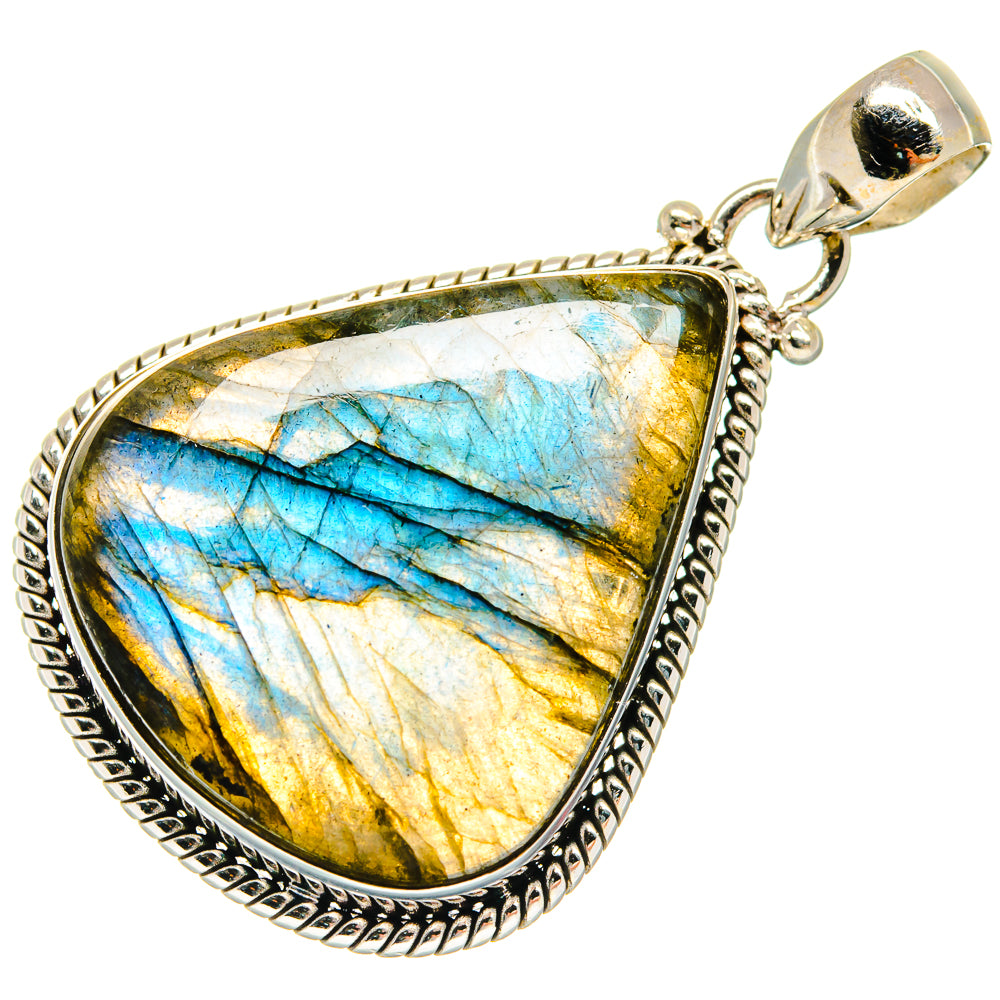 Labradorite Pendants handcrafted by Anasilvercos - PD23573 - Photo 2