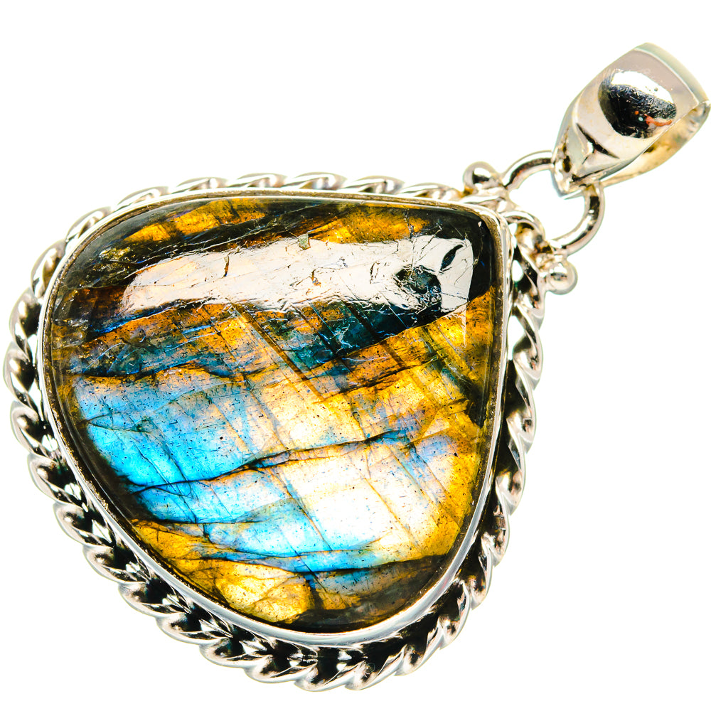 Labradorite Pendants handcrafted by Anasilvercos - PD23574 - Photo 2