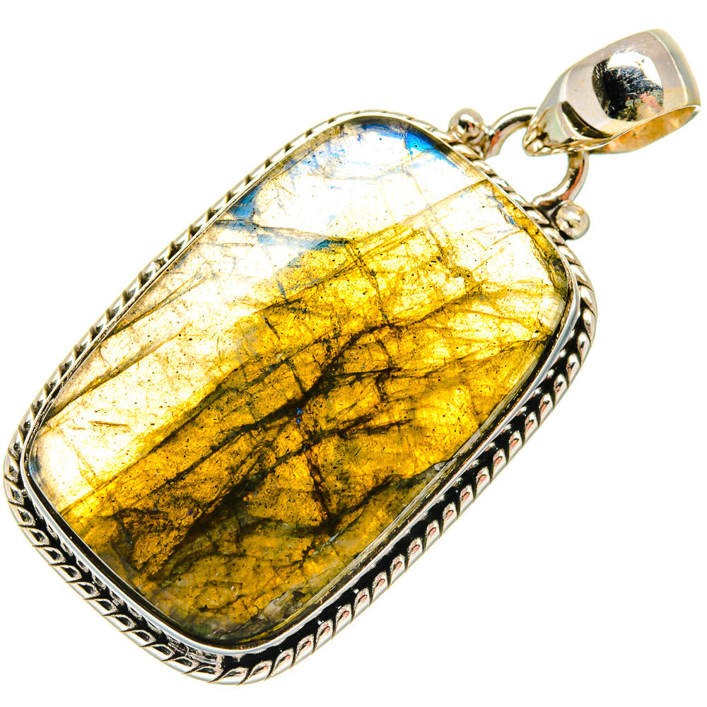 Labradorite Pendants handcrafted by Anasilvercos - PD23576 - Photo 2