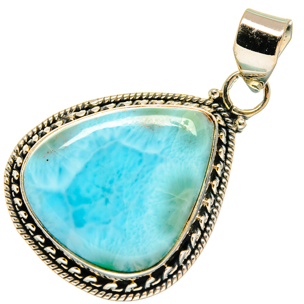 Larimar Pendants handcrafted by Anasilvercos - PD23582 - Photo 2