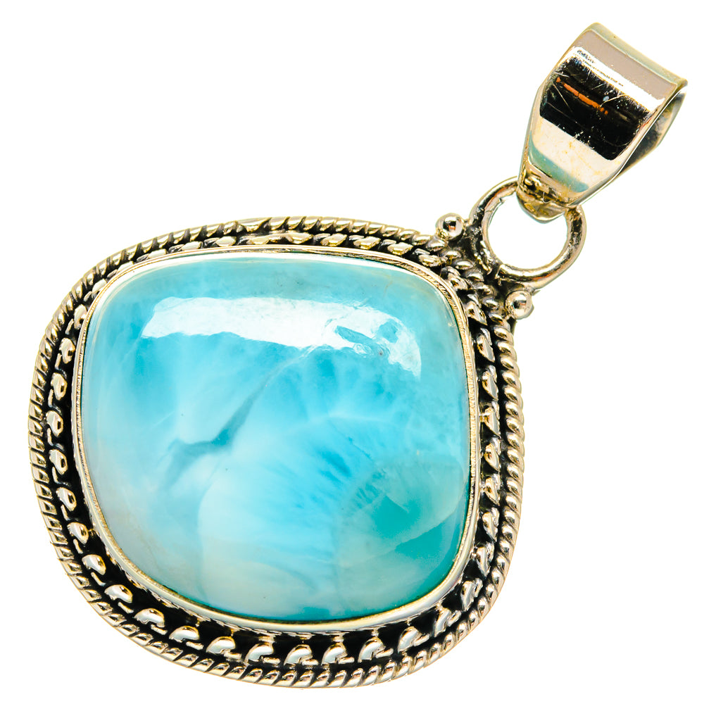 Larimar Pendants handcrafted by Anasilvercos - PD23583 - Photo 2