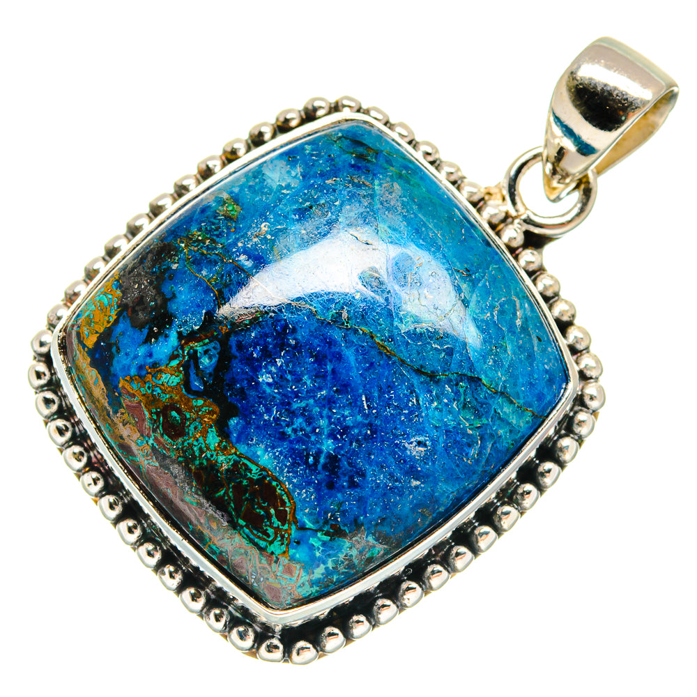 Azurite Pendants handcrafted by Anasilvercos - PD23588 - Photo 2