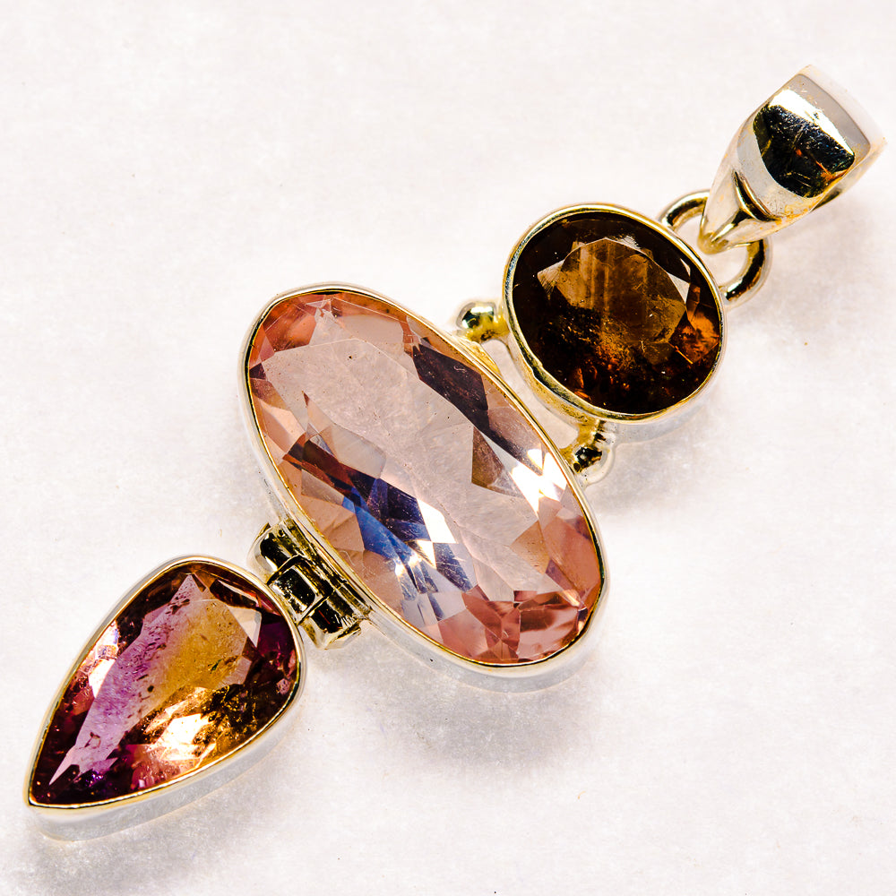 Rose Quartz Pendants handcrafted by Anasilvercos - PD23611 - Photo 2