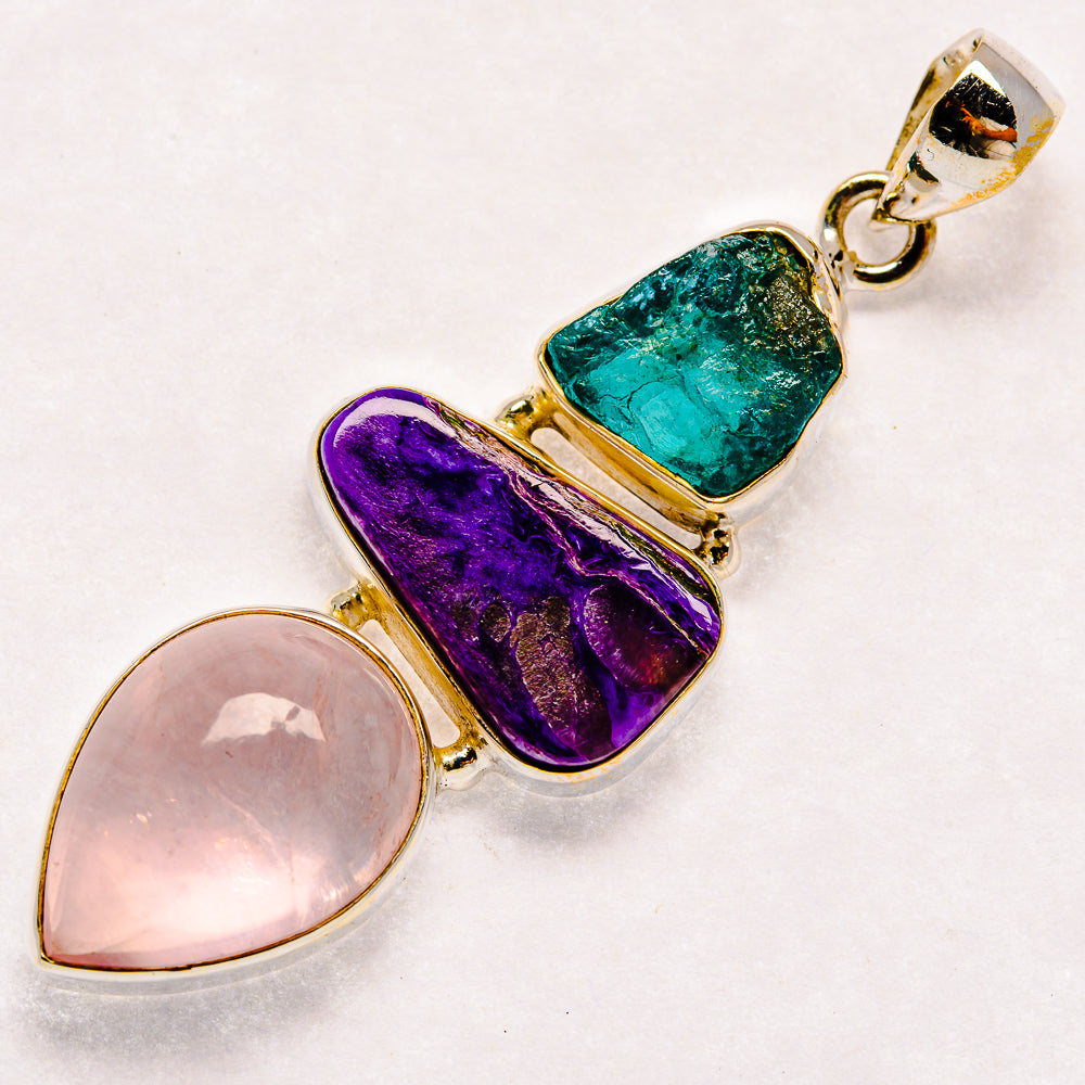 Charoite Pendants handcrafted by Anasilvercos - PD23612 - Photo 2
