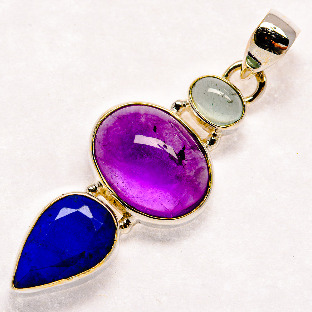 Amethyst Pendants handcrafted by Anasilvercos - PD23613 - Photo 2