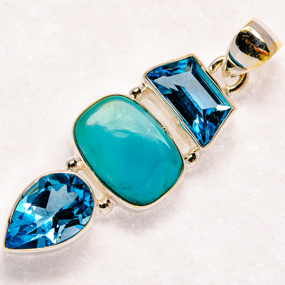Larimar Pendants handcrafted by Anasilvercos - PD23616 - Photo 2