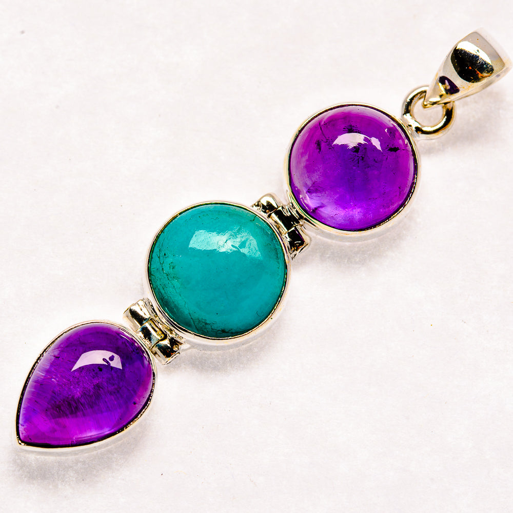 Larimar Pendants handcrafted by Anasilvercos - PD23619 - Photo 2