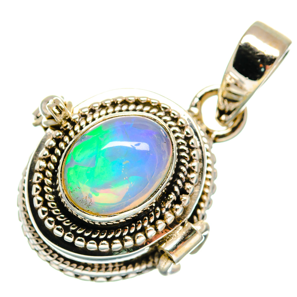 Ethiopian Opal Pendants handcrafted by Anasilvercos - PD23647 - Photo 2