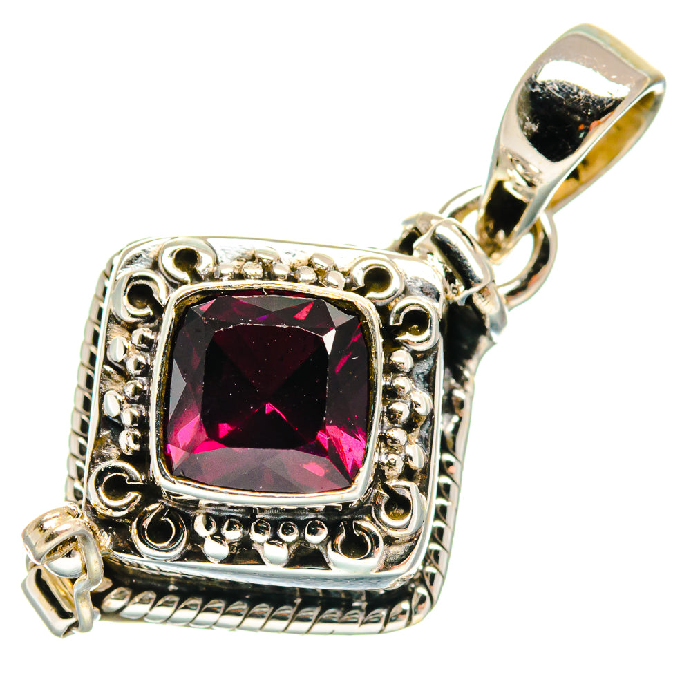 Garnet Pendants handcrafted by Anasilvercos - PD23656 - Photo 2