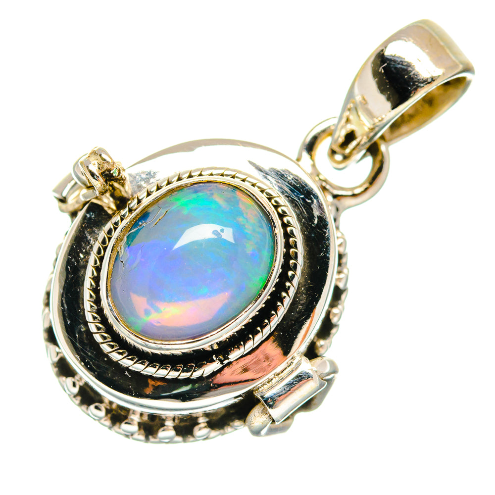 Ethiopian Opal Pendants handcrafted by Anasilvercos - PD23666 - Photo 2
