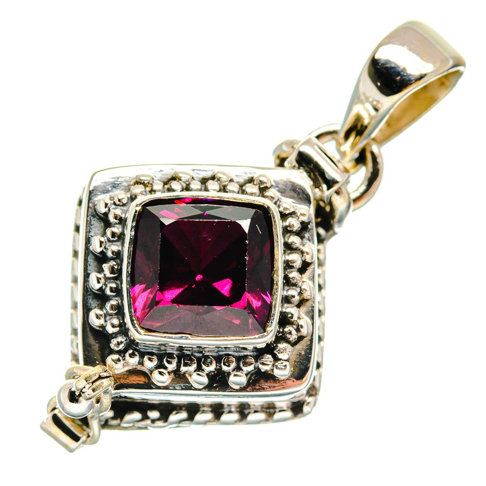 Garnet Pendants handcrafted by Anasilvercos - PD23667 - Photo 2