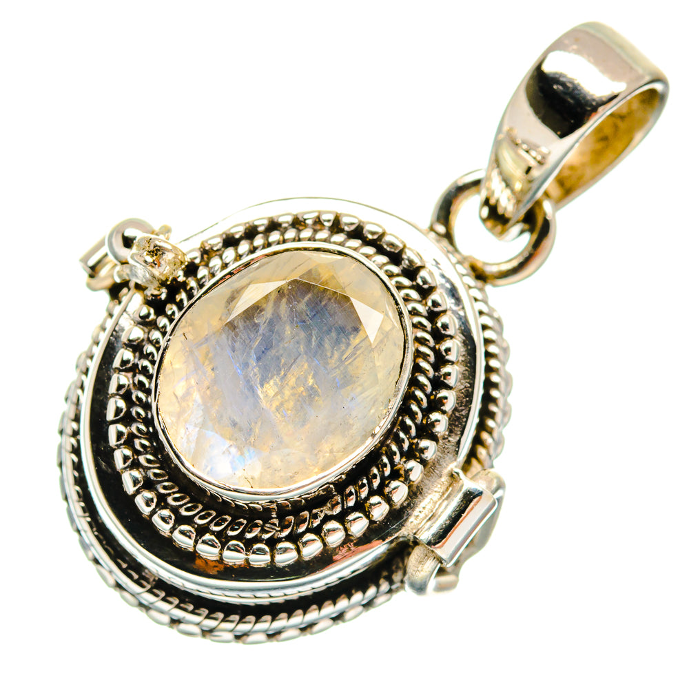 Rainbow Moonstone Pendants handcrafted by Anasilvercos - PD23674 - Photo 2