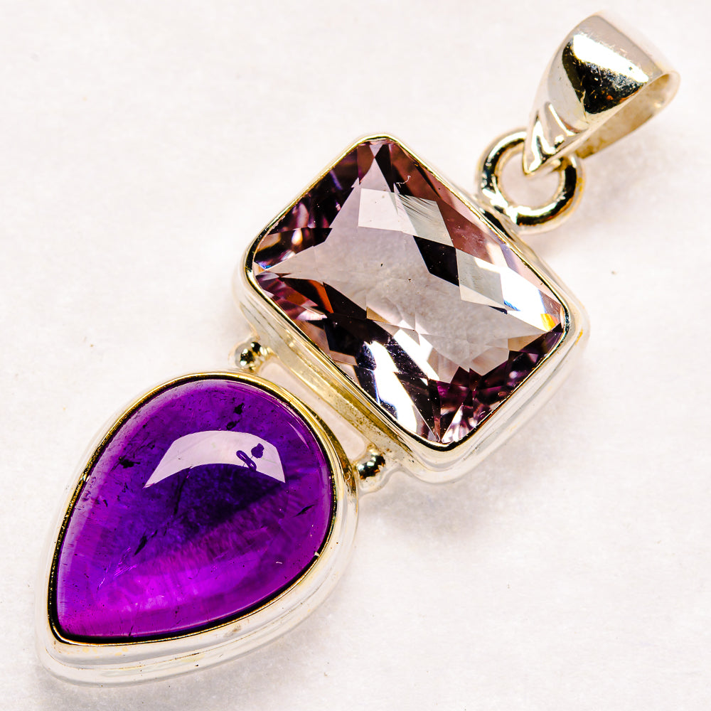 Amethyst Pendants handcrafted by Anasilvercos - PD23692 - Photo 2